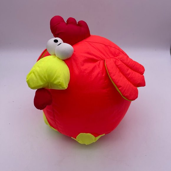 Vintage Playskool Awesome Toss 'Ems Rooster Puffalump 9" 1992 Plush Stuffed Toy - Picture 10 of 10